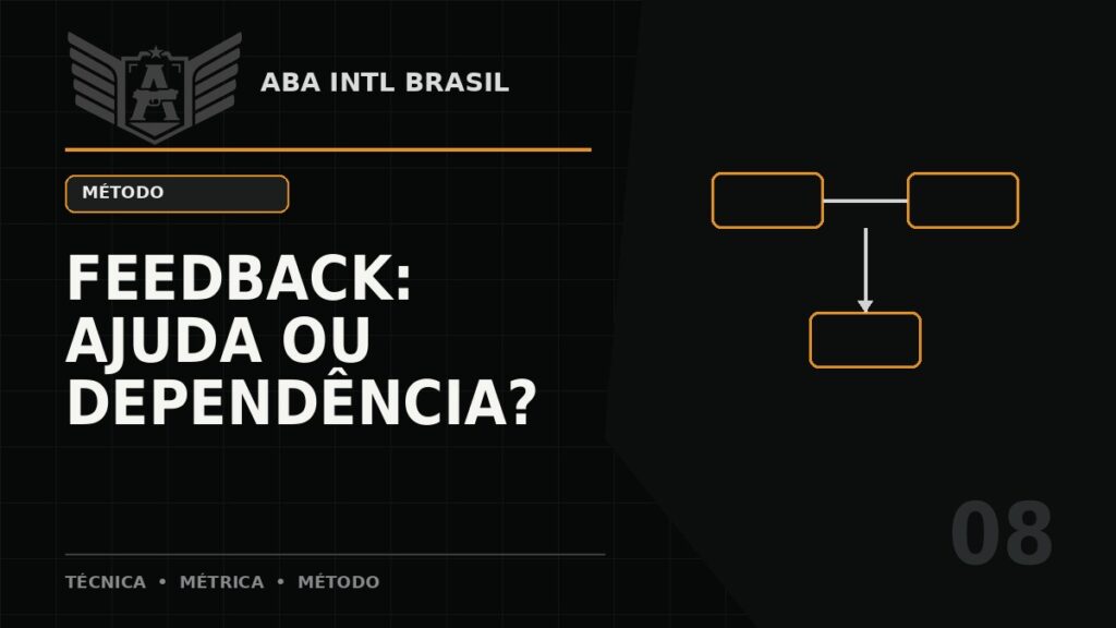 Feedback no treinamento: quando uma correção ajuda e quando cria dependência — ABA Intl Brasil
