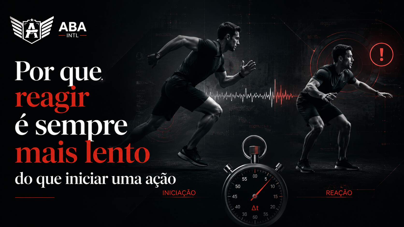 Por que reagir é sempre mais lento do que iniciar uma ação